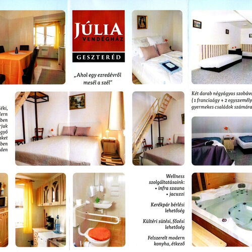 Júlia Vendégház Geszteréd 