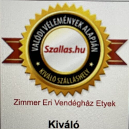 Zimmer Eri Vendégház Etyek 